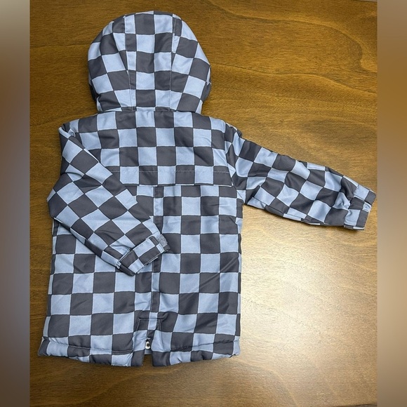 Target Cat and Jack Hooded Puffer Jacket Blue Size 18m Boys (0244) - Picture 3 of 6